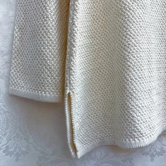 Charter Club Womens NWT Beige Knit Sweater With Metallic Thread Plus Size 0X New - Picture 2 of 7